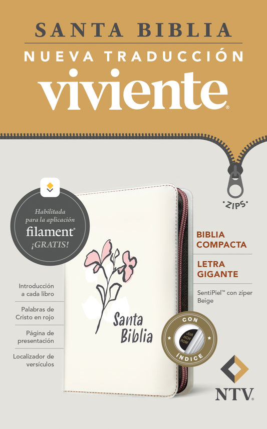 Santa Biblia Nueva Traducción Viviente Tamaño Compacto Letra Grande