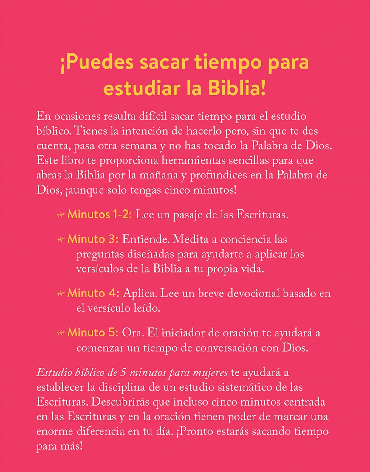Estudio bíblico de 5 minutos para mujeres