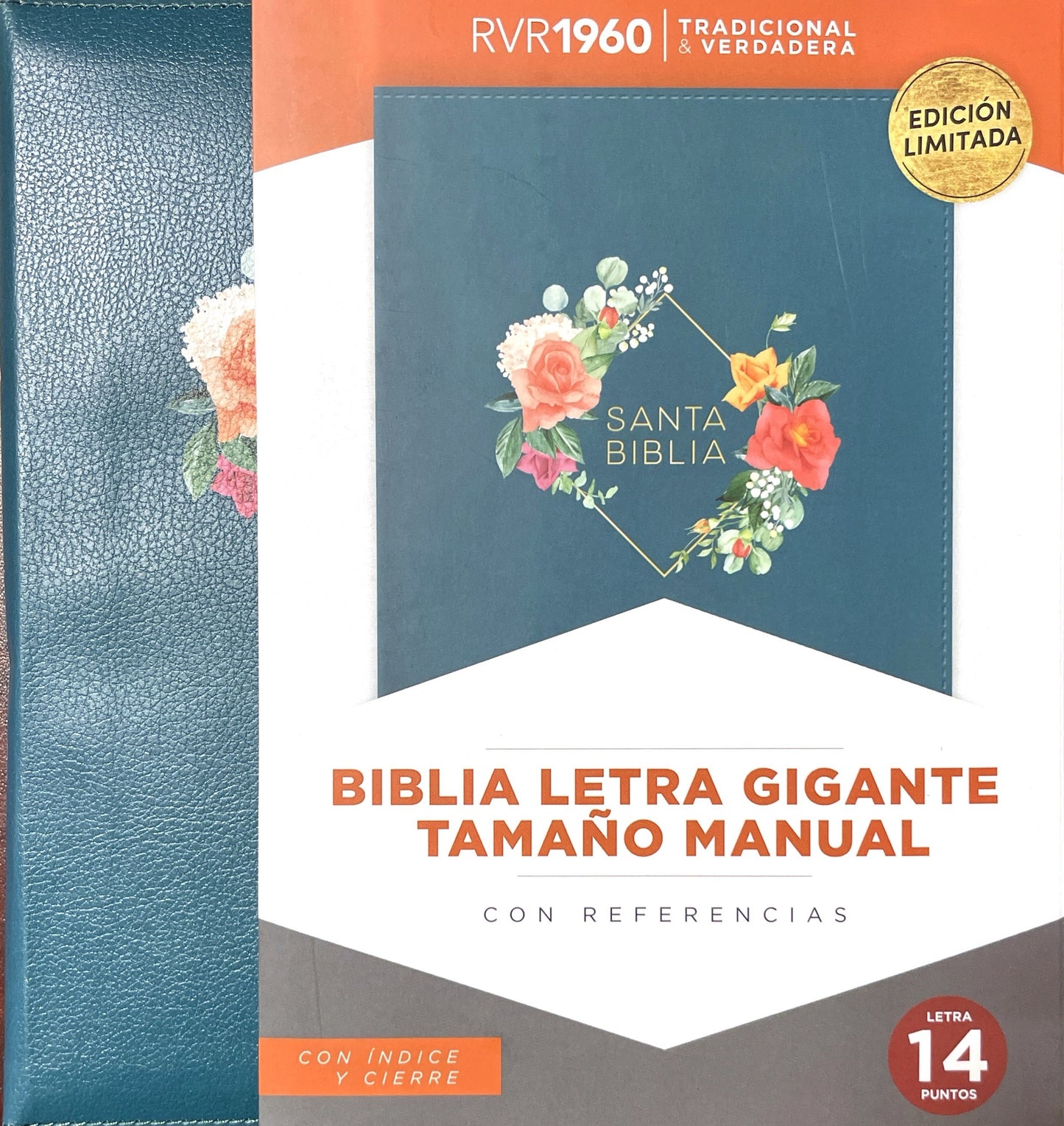 BIBLIA REINA VALERA 1960 LETRA GIGANTE TAMAÑO MANUAL CON REFERENCIAS — disponible en La Librería del Evangelio