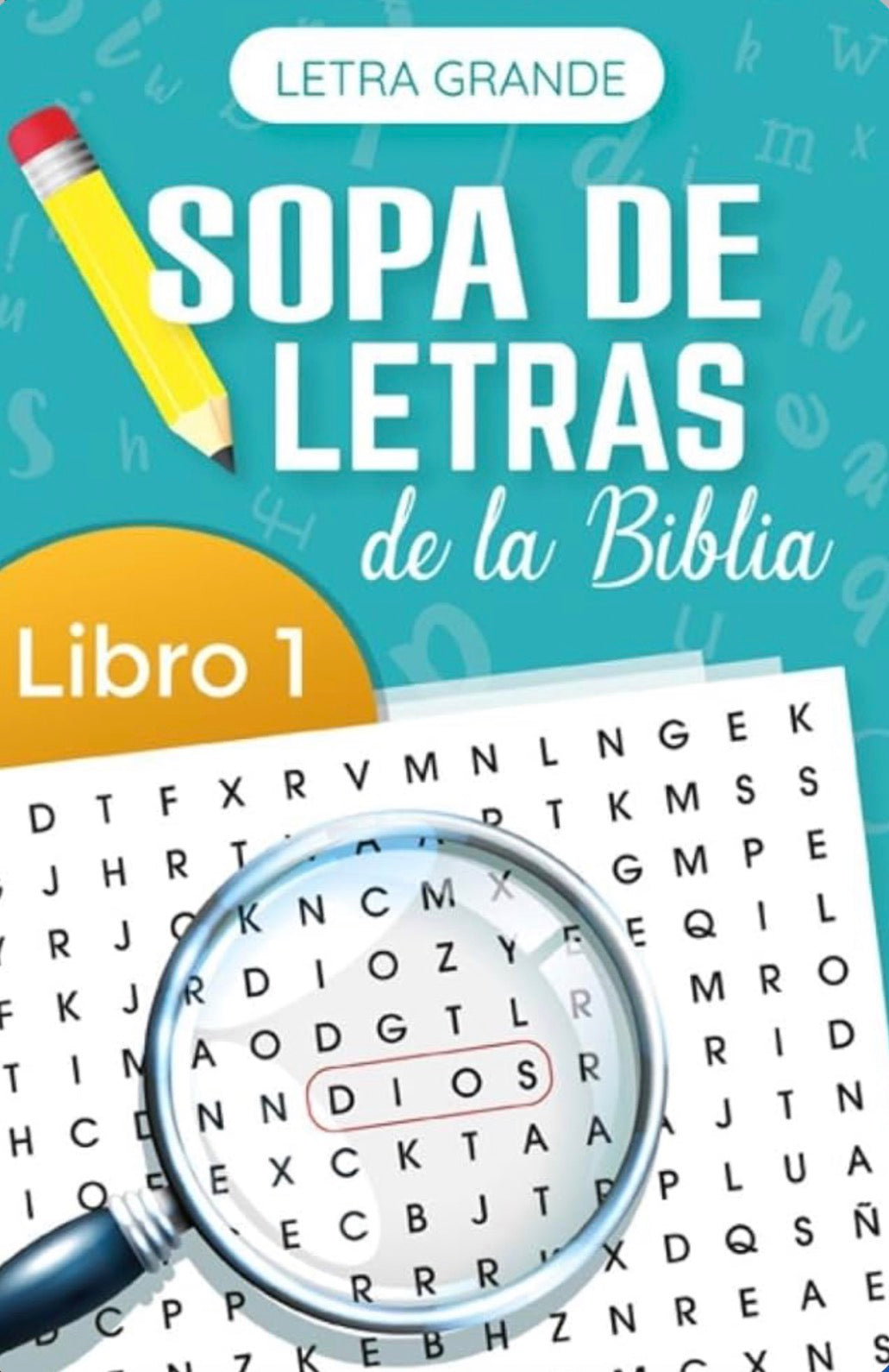 Sopa de Letras De la Biblia Letra Grande. Libro 1