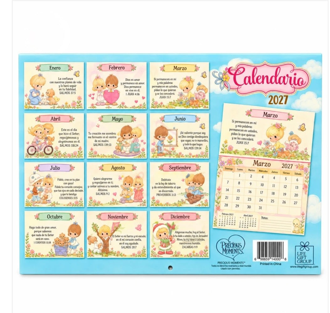 Calendario 2026 Precious Moments