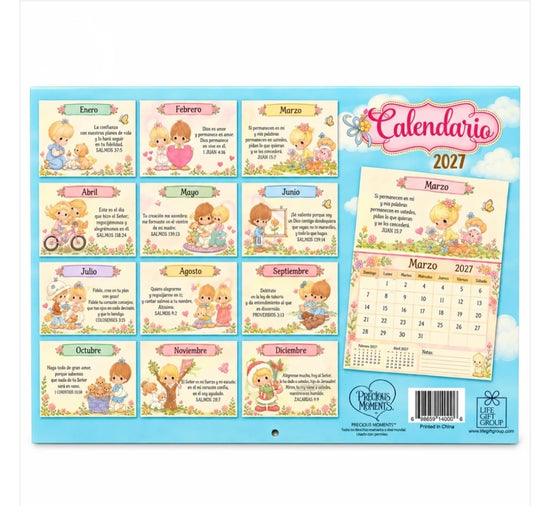 Calendario 2026 Precious Moments