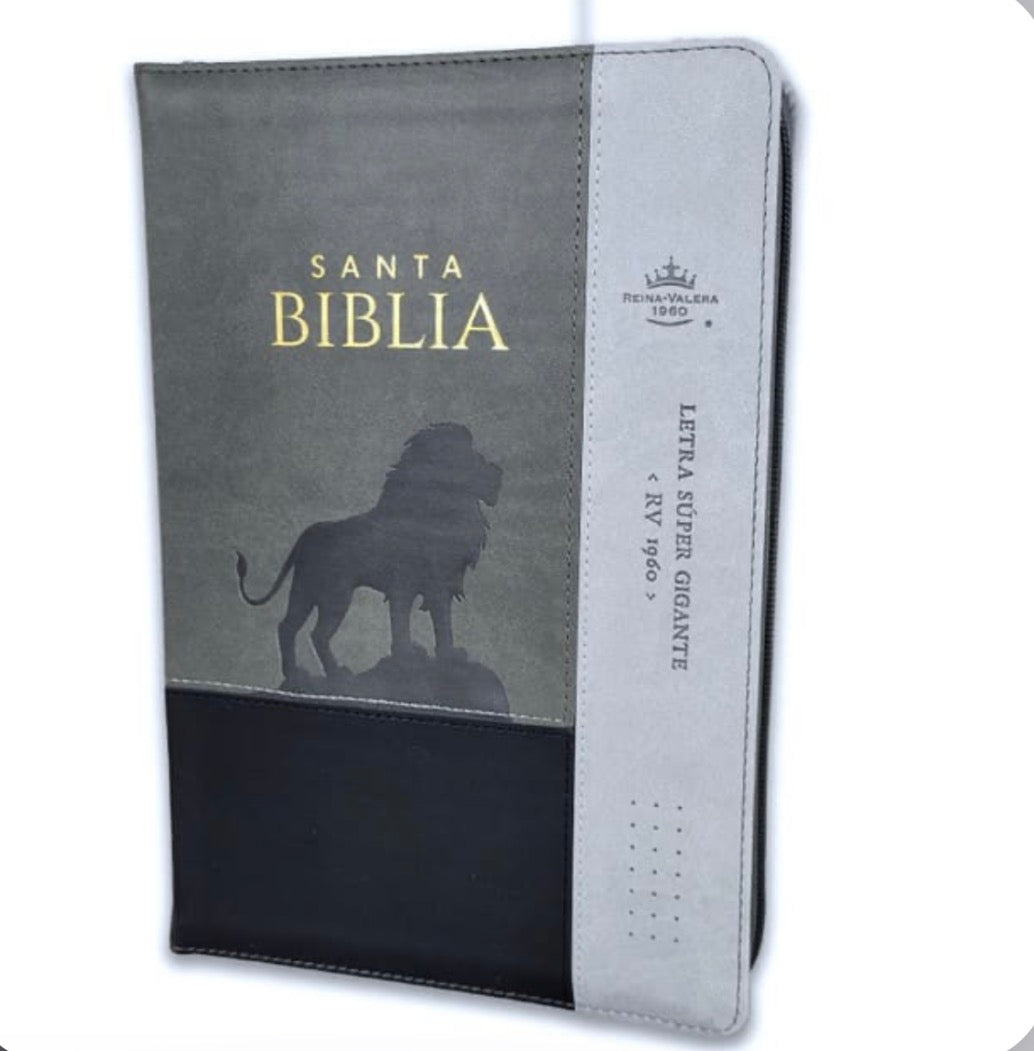 Santa Biblia Reina Valera 1960 Letra Supergigante con zipper — disponible en La Librería del Evangelio