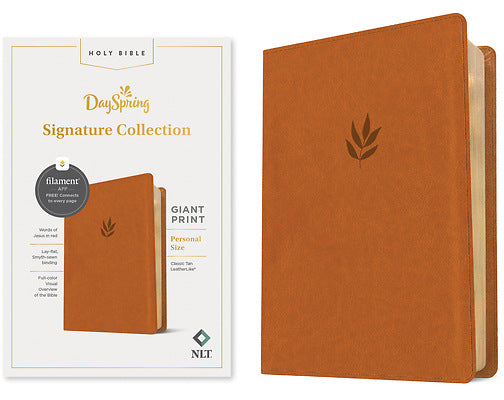 DaySpring Signature Collection HOLY BIBLE GIANT PRINT NEW LIVING TRANSLATION