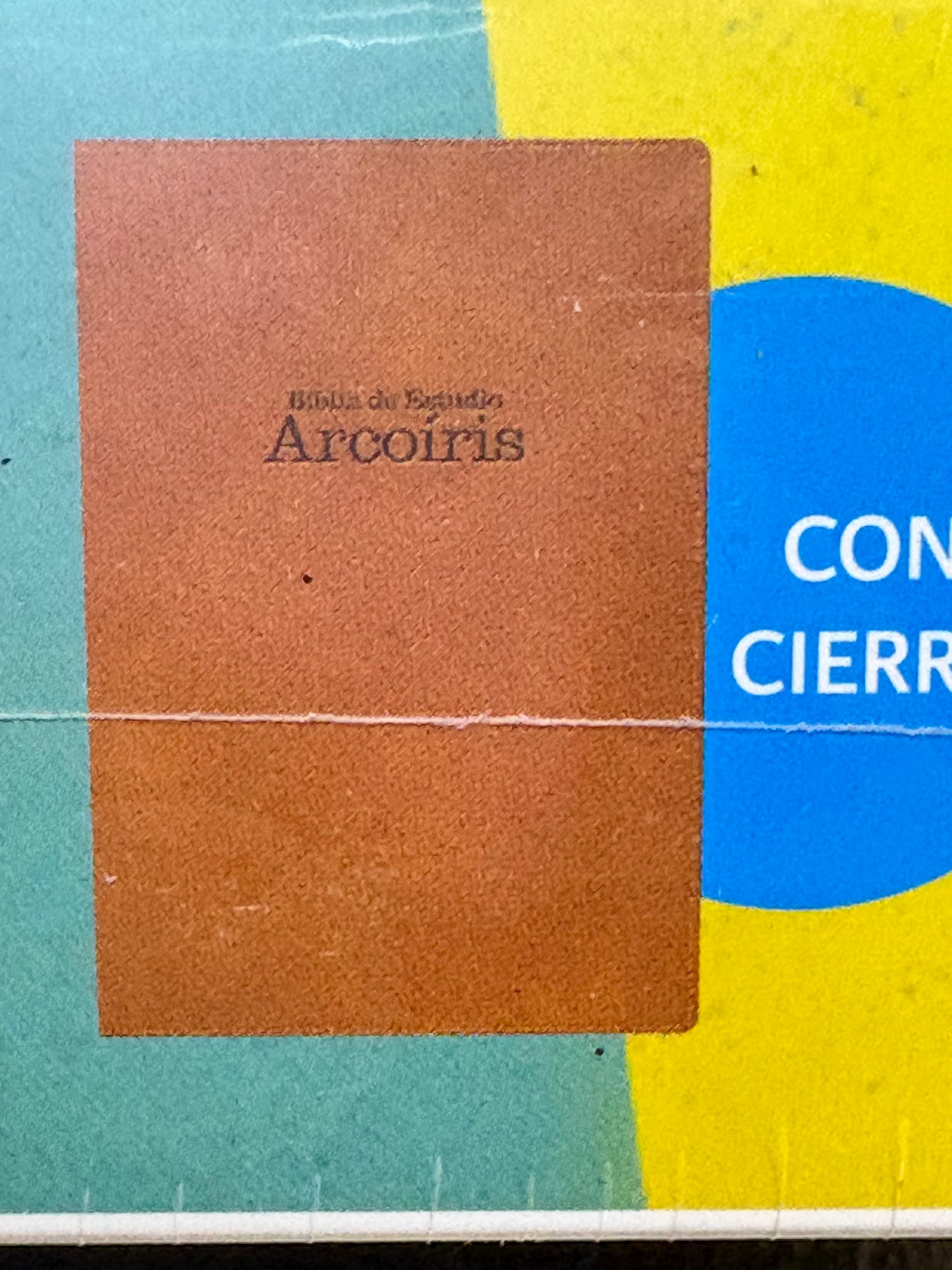 Biblia de Estudio Arcoíris letra gigante
