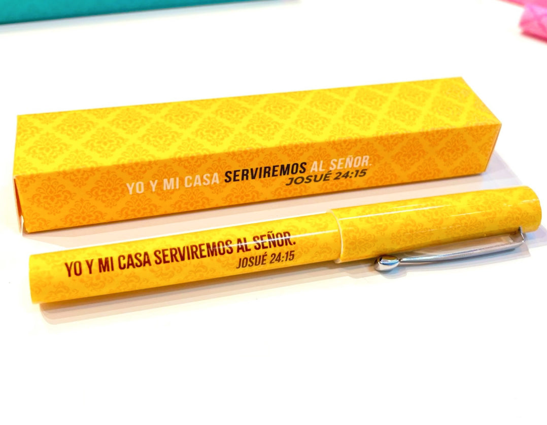 Pluma Josue 24:15 — available at The Gospel Bookstore