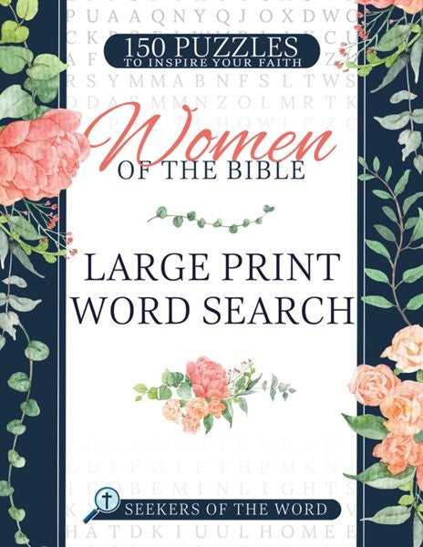 Women of The Bible Large Print Word Search — available at The Gospel Bookstore