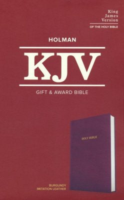 Holman KJV Gift & Award Bible Burgundy