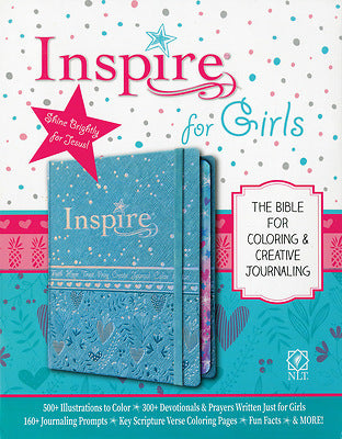Biblia Inspira para Niñas (Biblia de estudio y devocional) NTV