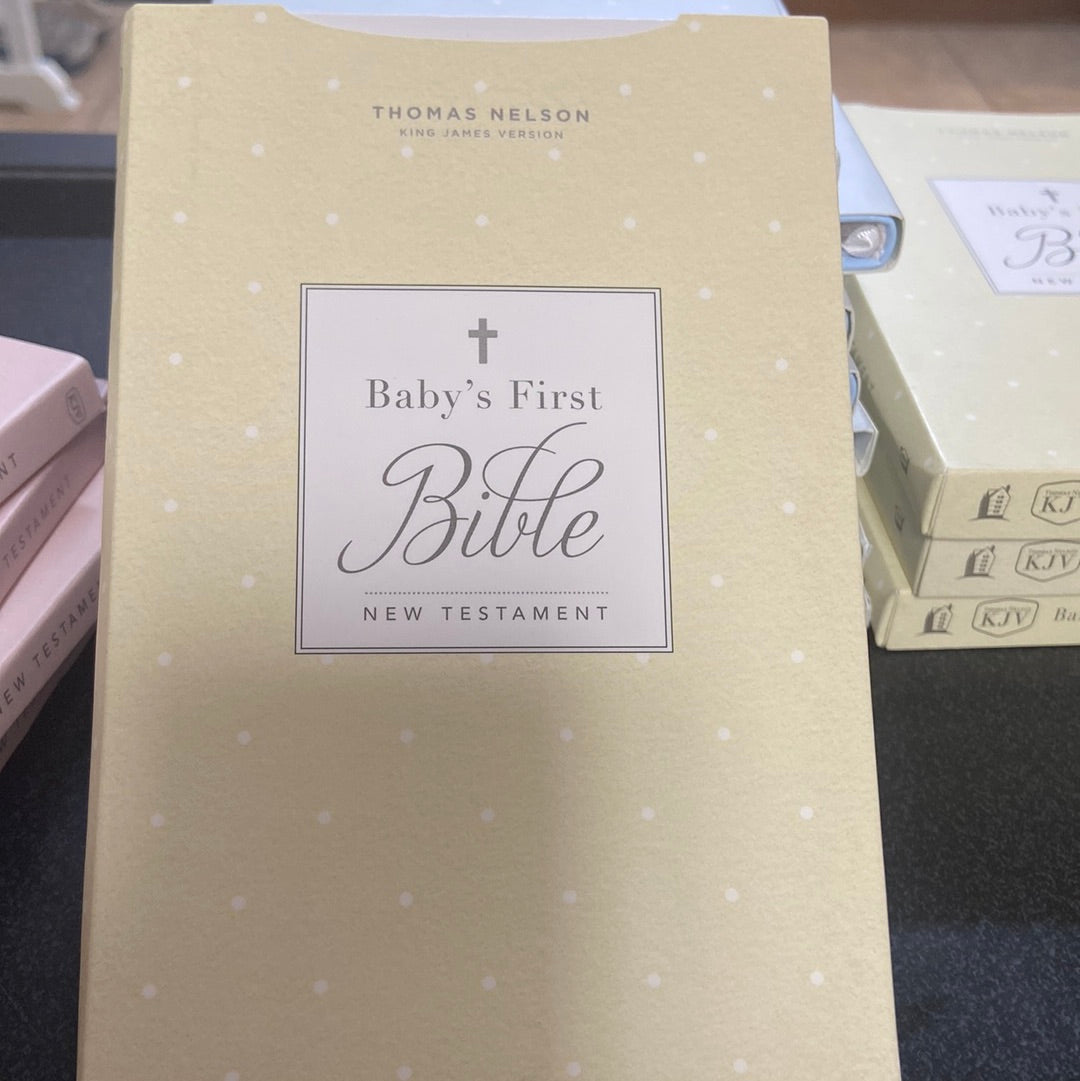 Baby's First Bible New Testament white — available at The Gospel Bookstore