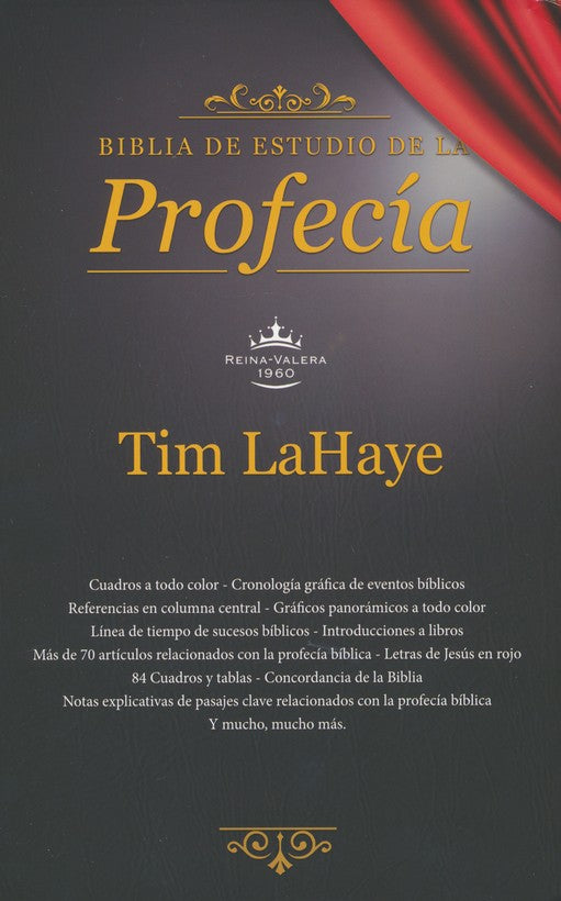 BIBLIA DE ESTUDIO DE LA PROFECÍA RVR60 - IMITACIÓN PIEL NEGRO (CON ÍNDICE) — disponible en La Librería del Evangelio