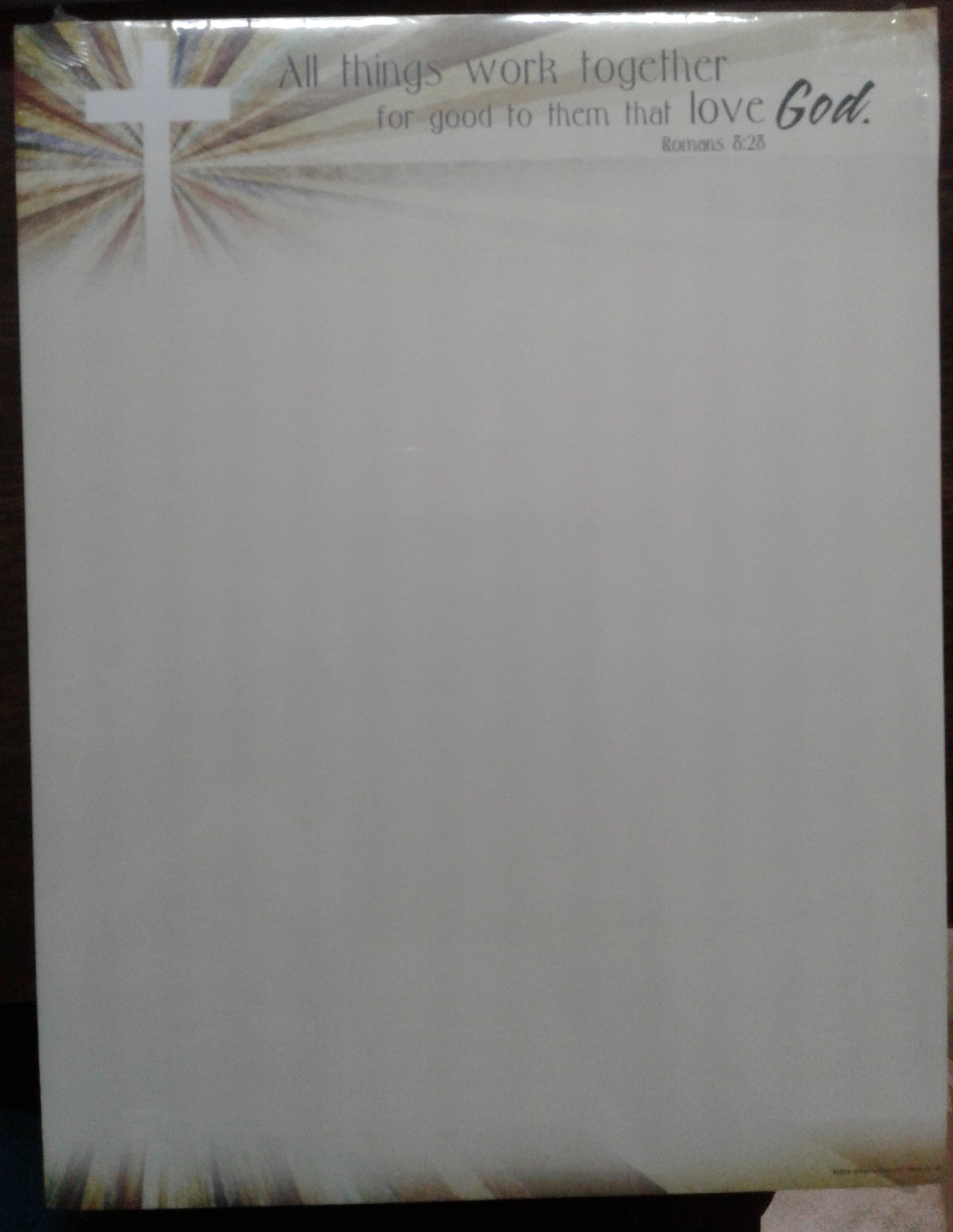 Bulletin template — available at The Gospel Bookstore