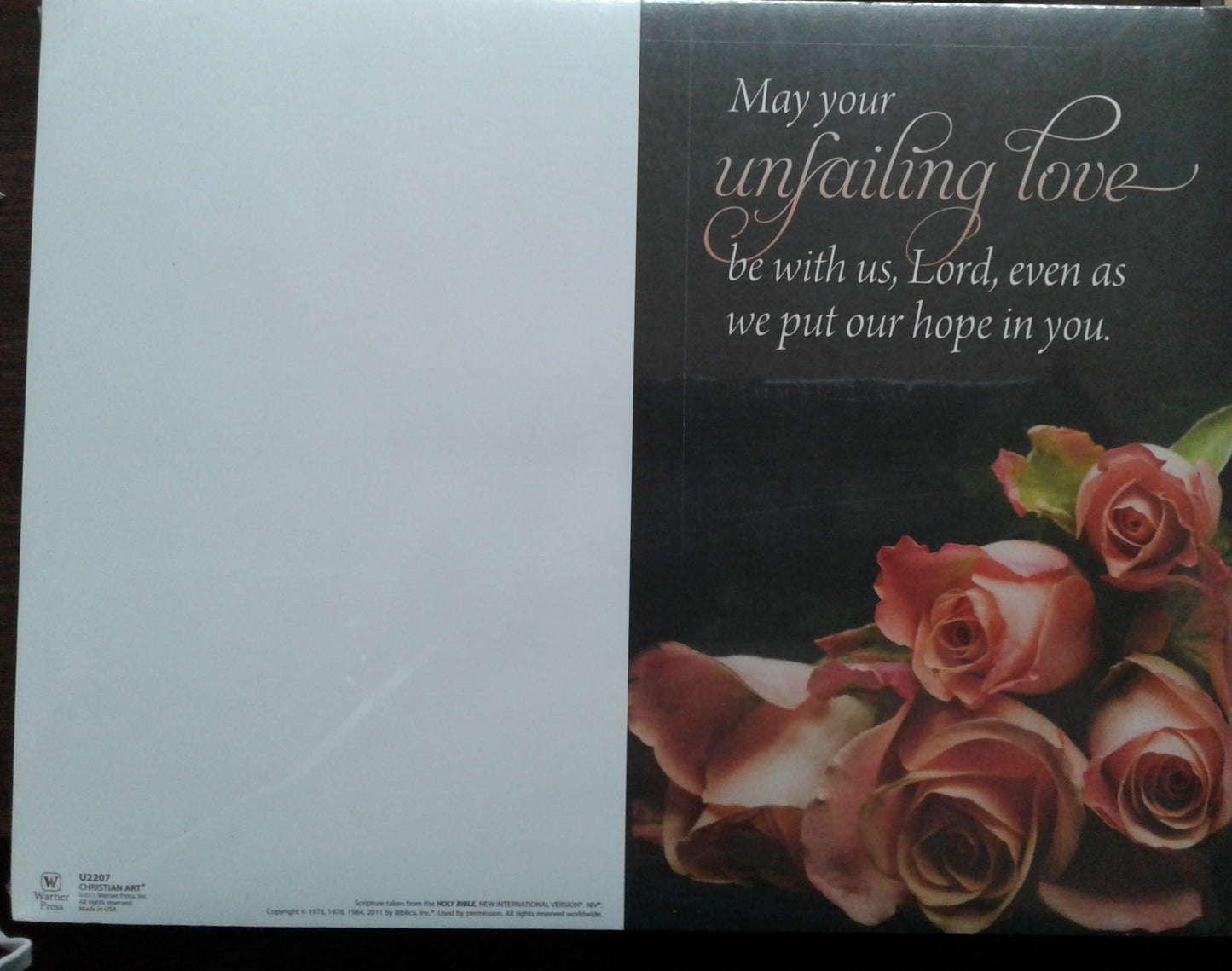 May your Unfailing Love