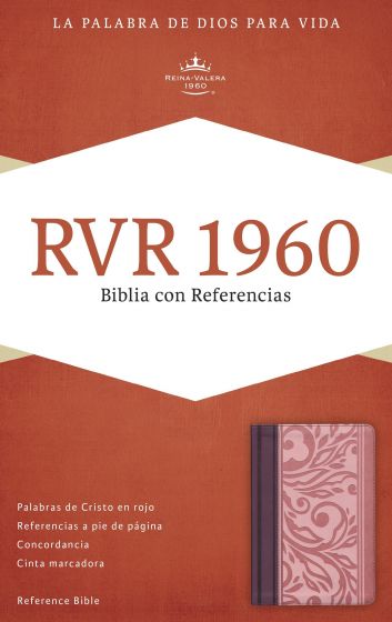 RVR 1960 Biblia con Referencias, borravino/rosado símil piel (Spanish Edition) — disponible en La Librería del Evangelio