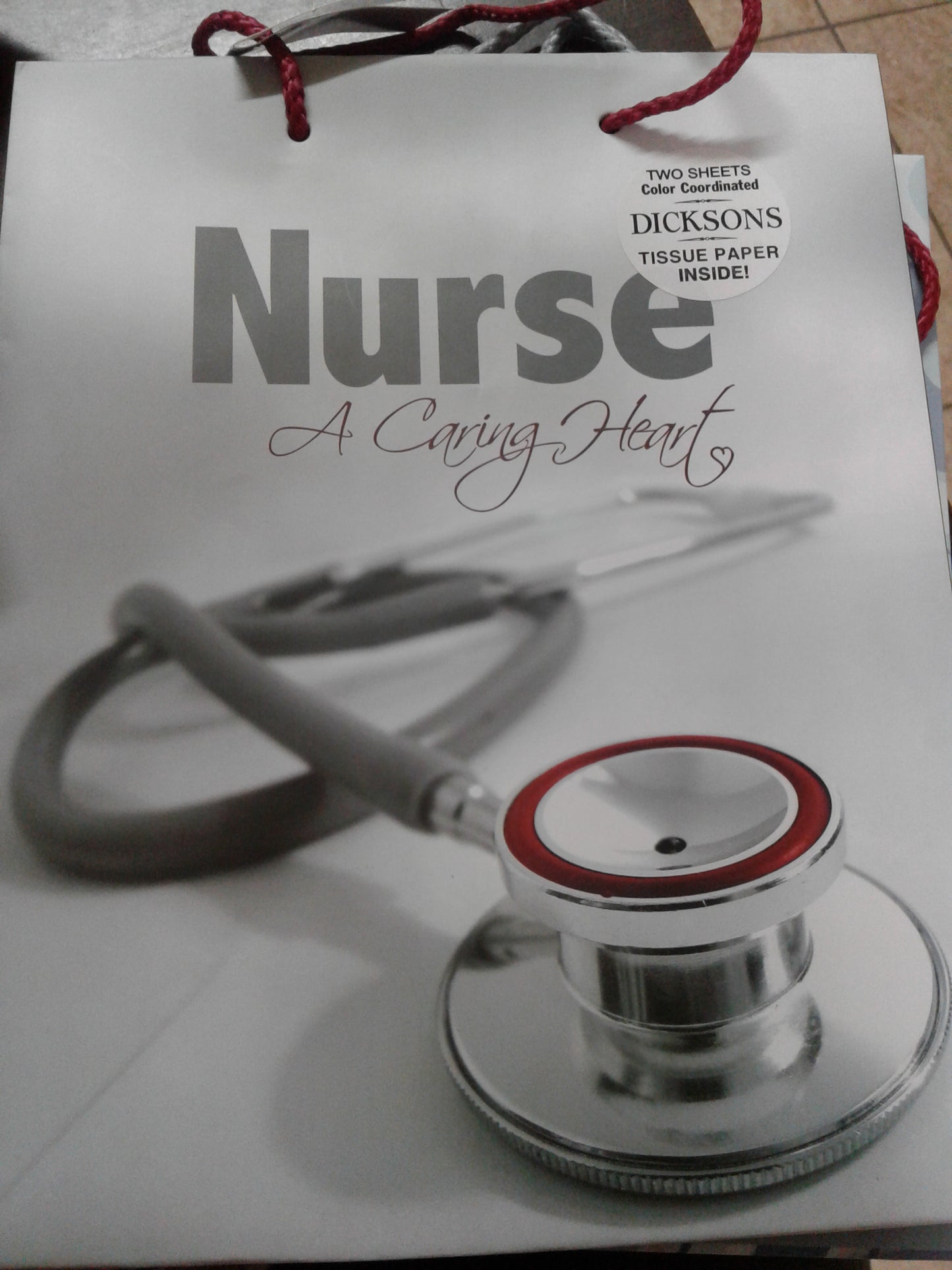 Nurse a caring Heart bag