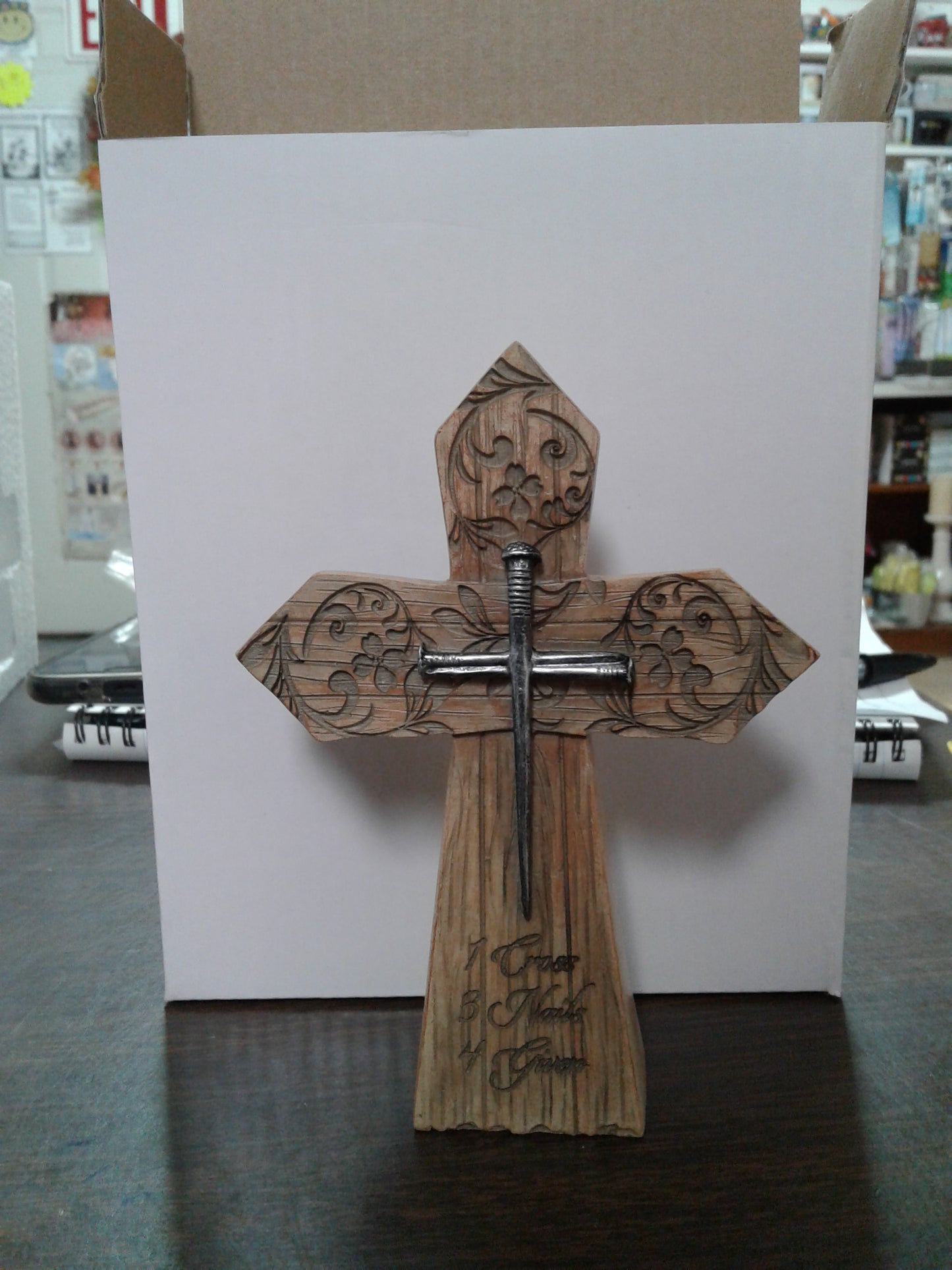 Easter tabletop cross