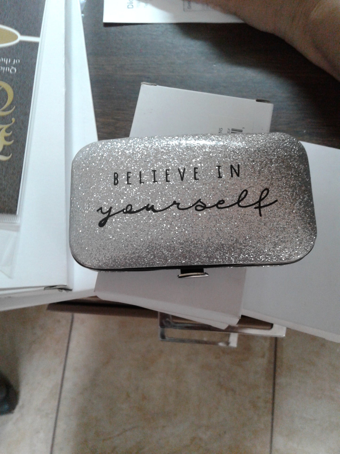 Belive in Yourself Manicure set — available at The Gospel Bookstore