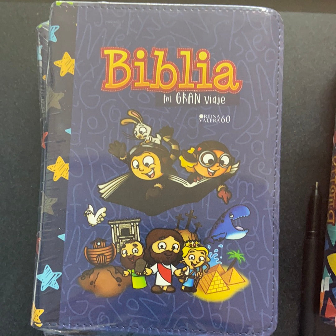Biblia mi gran viaje reina valera 60 con zipper para niños — disponible en La Librería del Evangelio