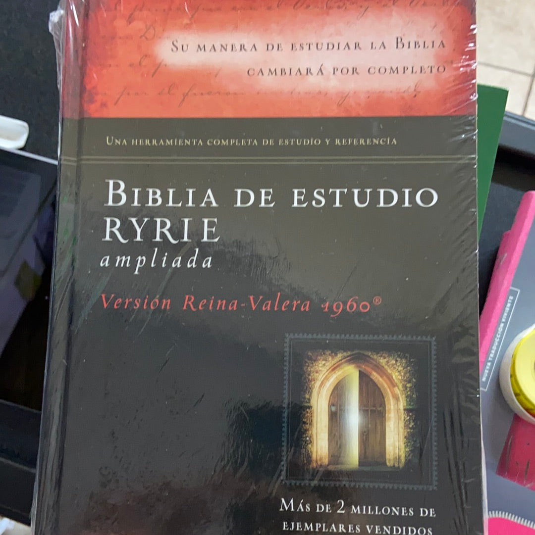 Biblia de estudio Ryrie ampliada version reina valera 1960