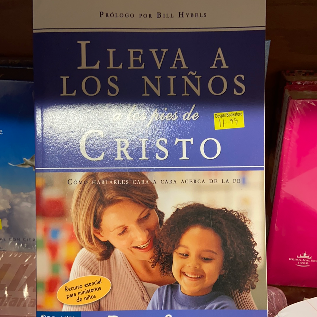 Lleva a los niños a los pies de cristo