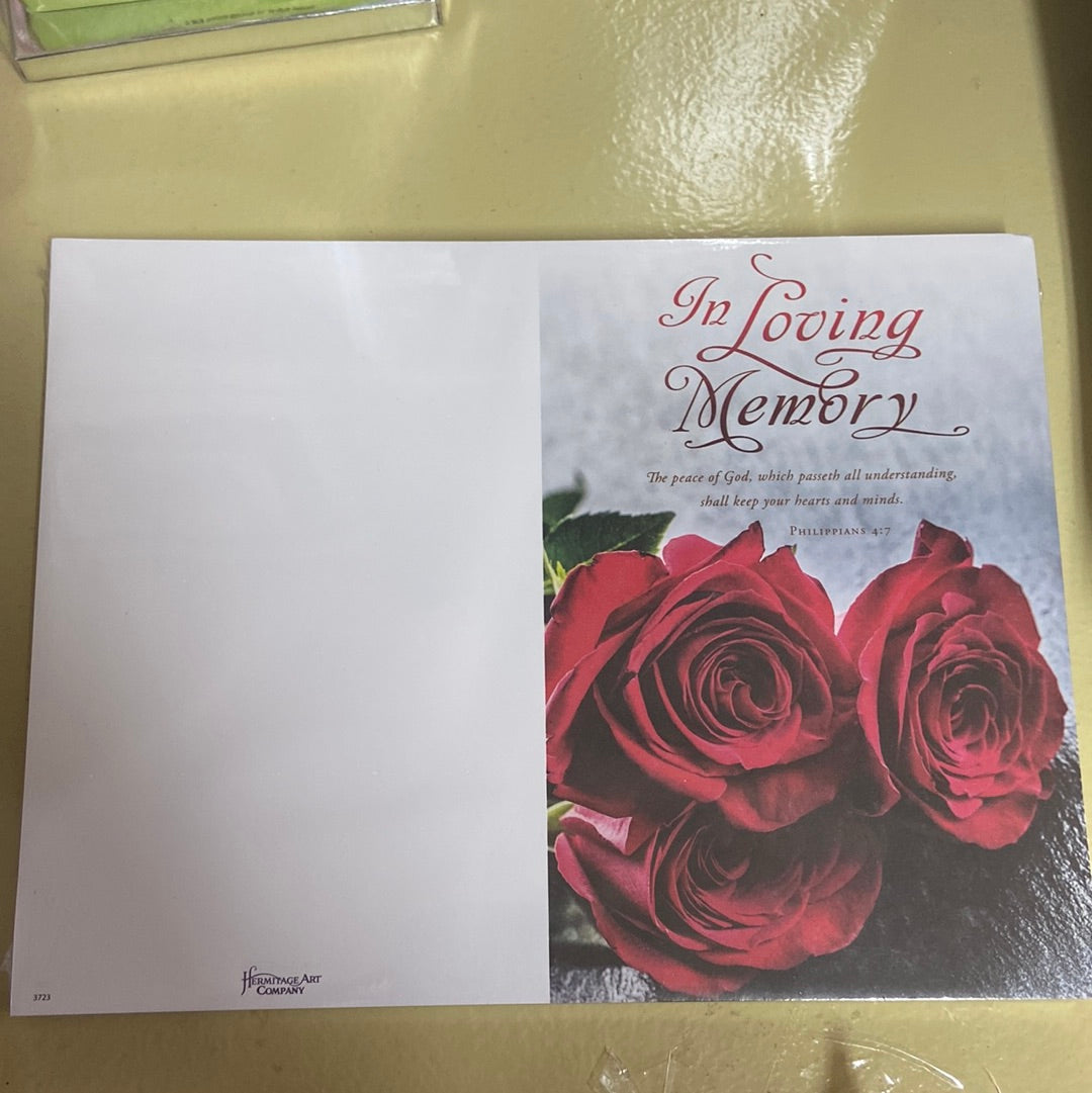 In loving memory Funeral Bulletin