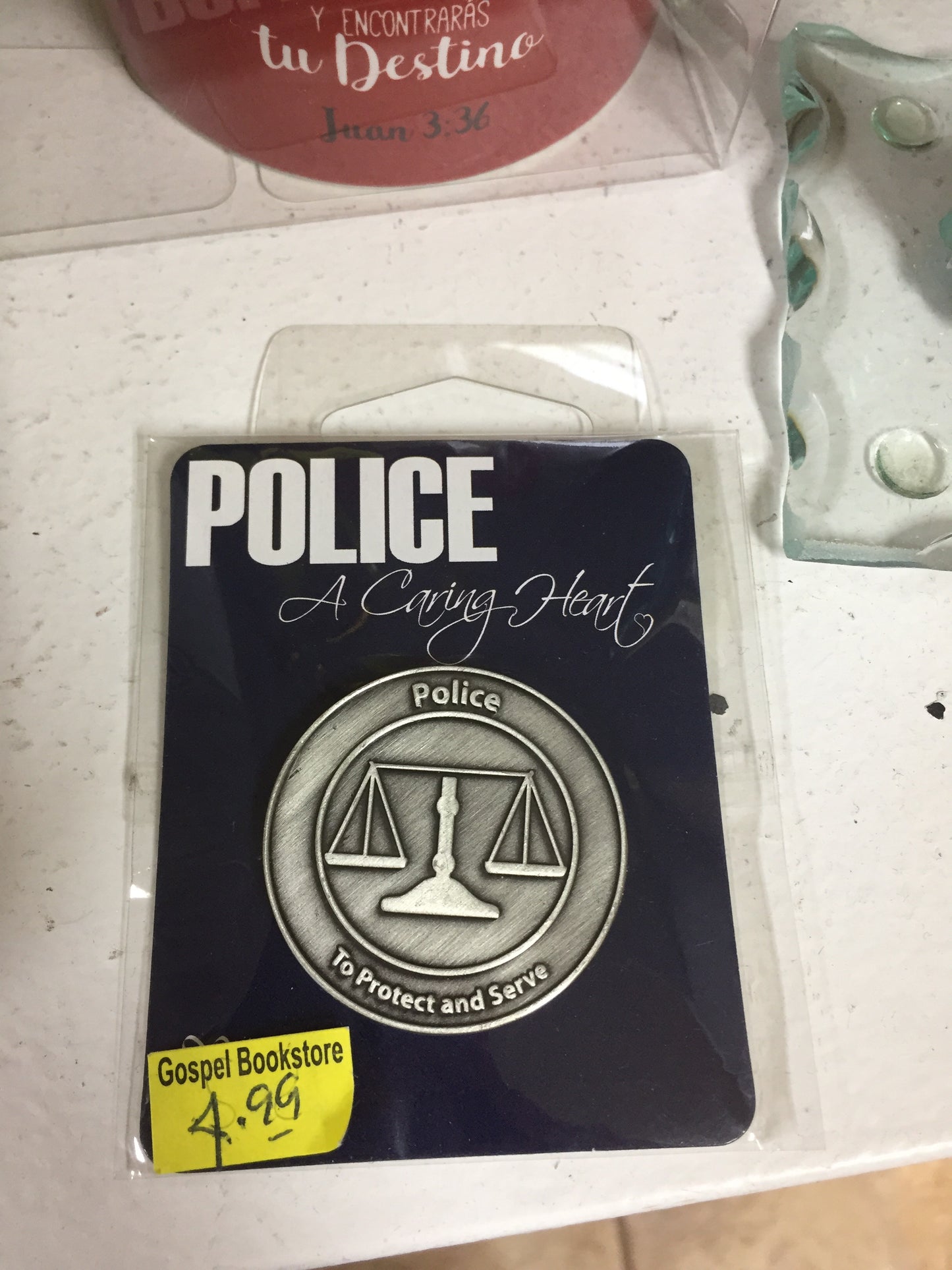 Pocket stone POLICE