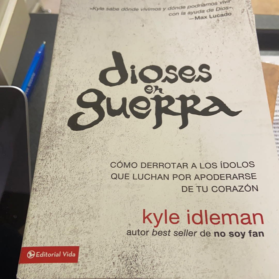 Dioses en guerra Kyle idleman