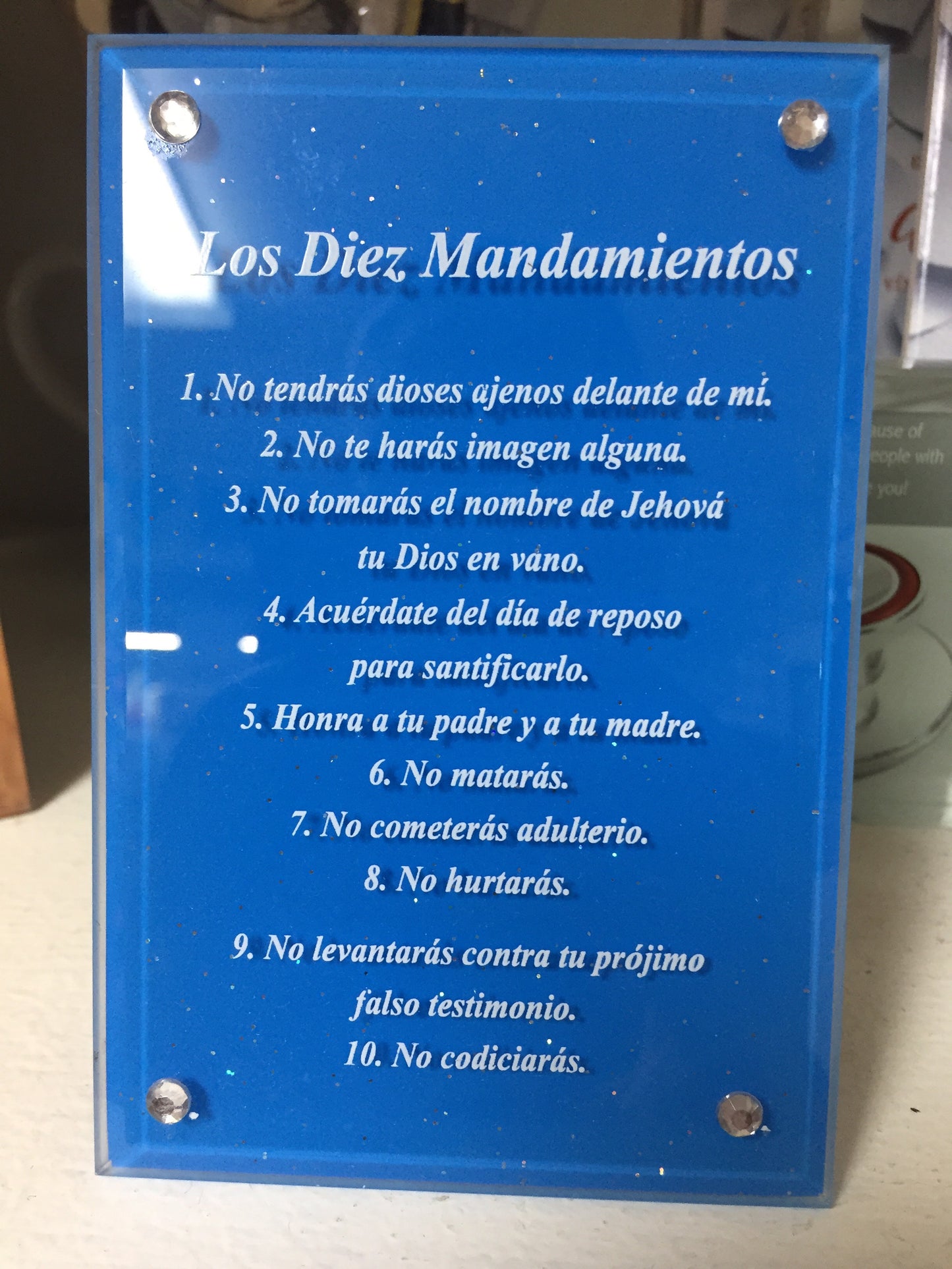 Adornos LOS DIEZ MANDAMIENTOS