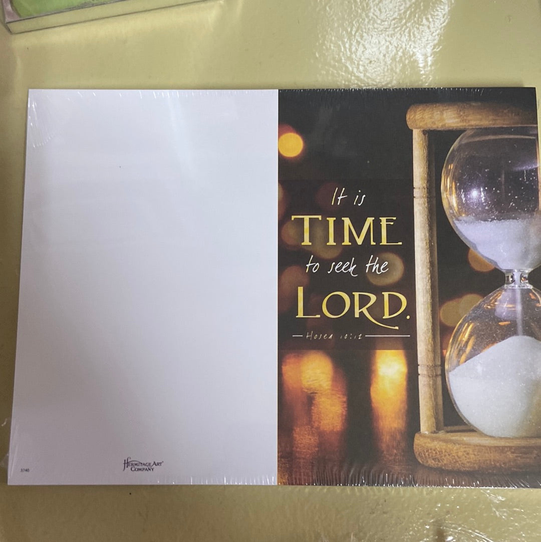 It is time to seek the Lord
