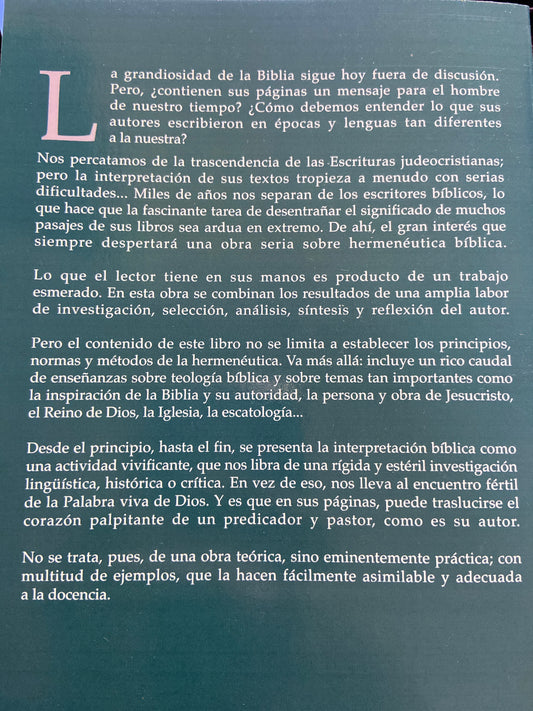 Hermenéutica Biblica José M Martinez — imagen 2, La Librería del Evangelio