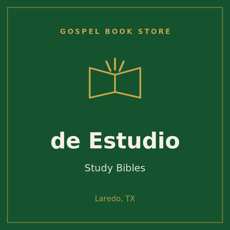 Biblias de Estudio — Gospel Book Store