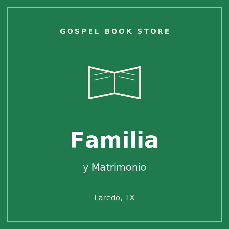 Familia y Matrimonio — Gospel Book Store