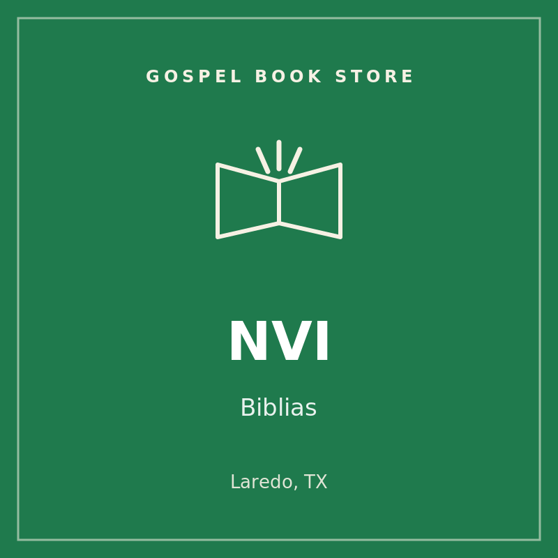 Biblias NVI — Gospel Book Store