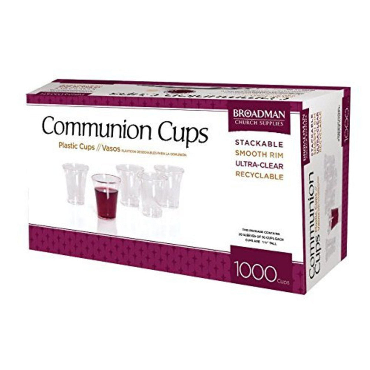 B&H Plastic Communion Cups, 1000 — available at The Gospel Bookstore