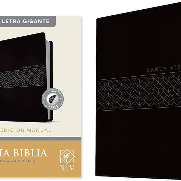 SANTA BIBLIA NUEVA TRADUCCIÓN VIVIENTE ( negra, indice, letra gigante)