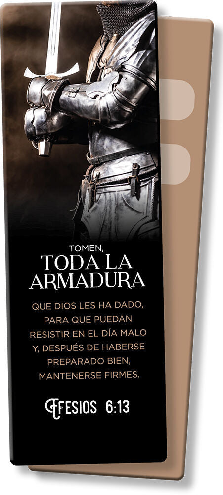 Separador Efesios 6:13 (paquete de 25) — disponible en La Librería del Evangelio