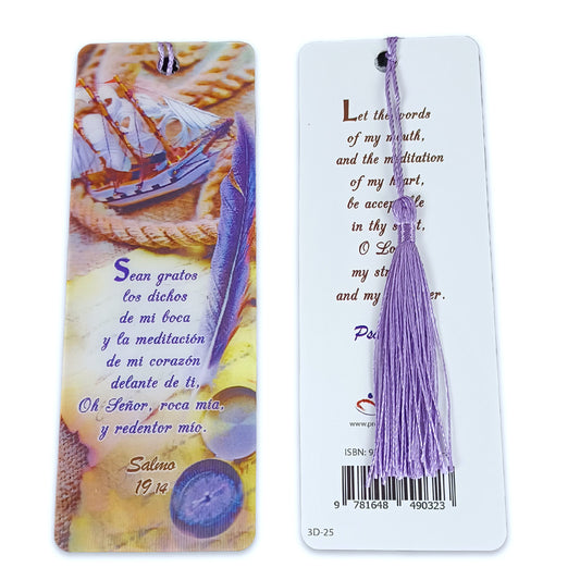 Separador 3d salmo 19 — available at The Gospel Bookstore