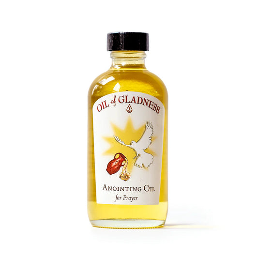 Oil of Gladness Pomegranate — available at The Gospel Bookstore