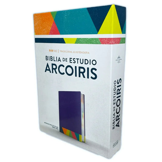 Biblia de Estudio Arcoiris Reina Valera 1960 — disponible en La Librería del Evangelio