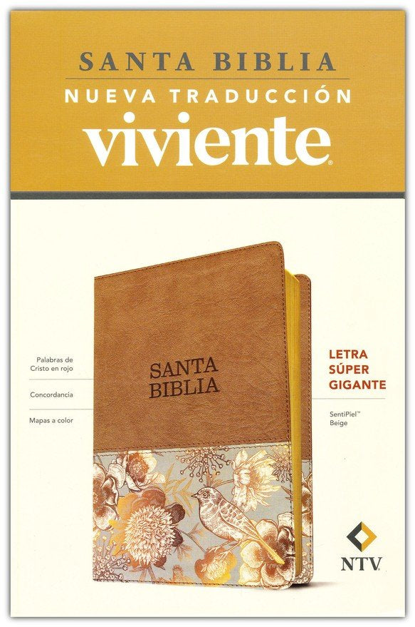 SANTA BIBLIA NUEVA TRADUCCIÓN VIVIENTE LETRA SUPER GIGANTE