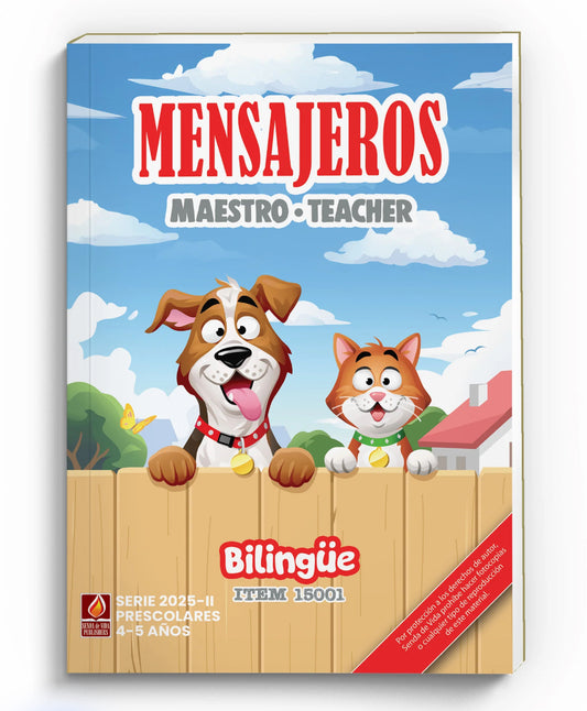 Mensajeros Bilingue Pre-Escolares 4-5 Años Maestro