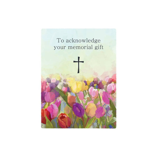 To acknowledge your memorial gift cards — available at The Gospel Bookstore