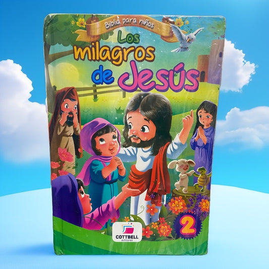 Los Milagros de Jesus Biblia para niños — disponible en La Librería del Evangelio