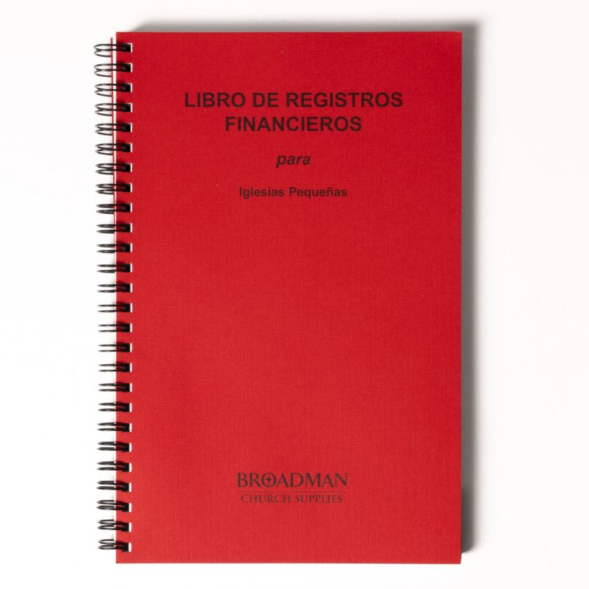 Libro De Registros Financieros Para Iglesias Pequeñas — disponible en La Librería del Evangelio