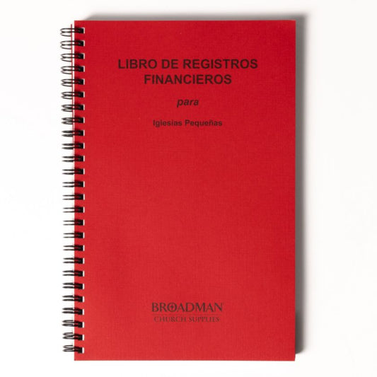 Libro De Registros Financieros Para Iglesias Pequeñas — disponible en La Librería del Evangelio