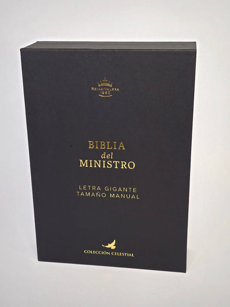 BIBLIA DEL MINISTRO REINA VALERA 1960 LETRA GIGANTE, TAMAÑO MANUAL
