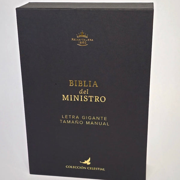 BIBLIA DEL MINISTRO REINA VALERA 1960 LETRA GIGANTE, TAMAÑO MANUAL