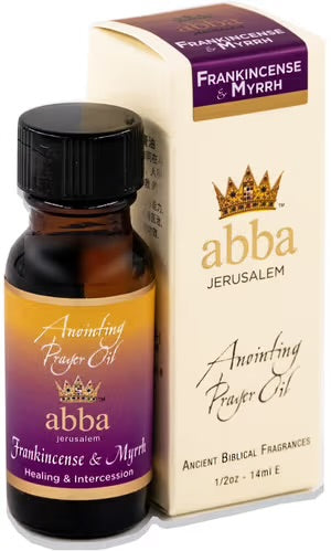 Frankincense & Myrrh Oil 1/2oz — available at The Gospel Bookstore