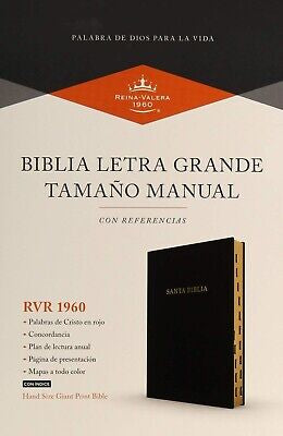 Biblia Reina Valera 1960 Letra Grande Tamaño Manual Con Referencias