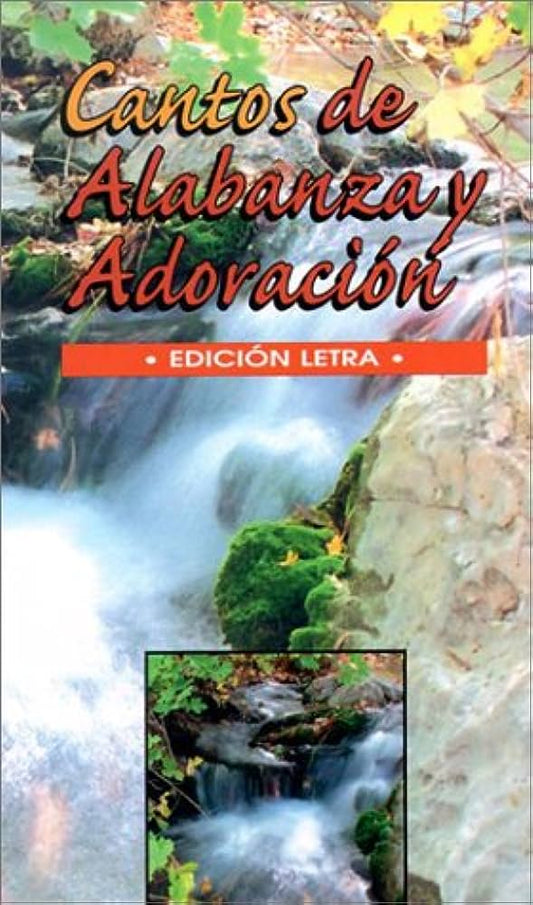 Cantos de Alabanza y Adoración Edicion Letra — disponible en La Librería del Evangelio